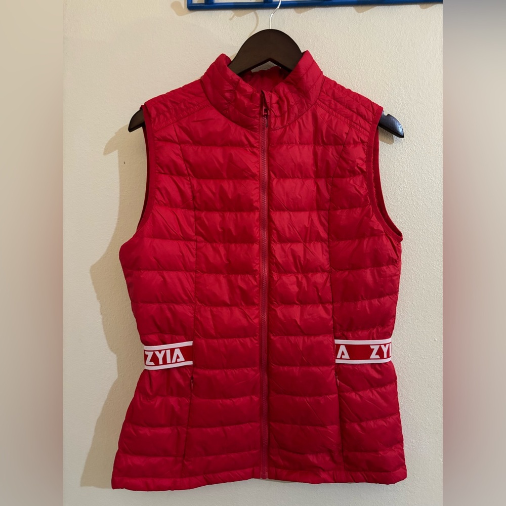 Zyia Red Light Puffer Vest